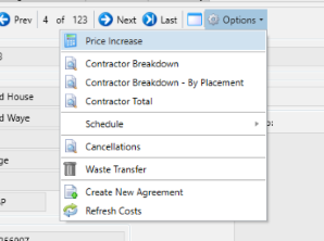 Price increase management